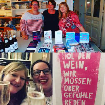 Gemeinsame Lesung mit Ricarda Oertel im Zuge der KrimiNordica im Pappsalon Itzehoe